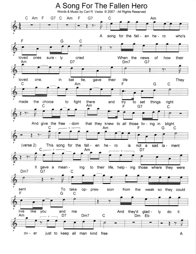 Lead Sheet-Page 1