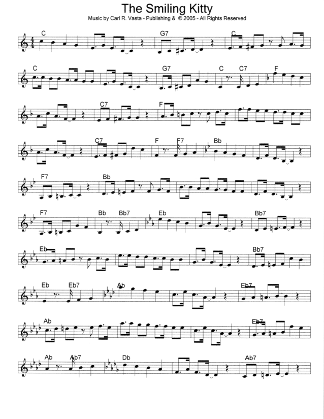 Lead Sheet-Page 1